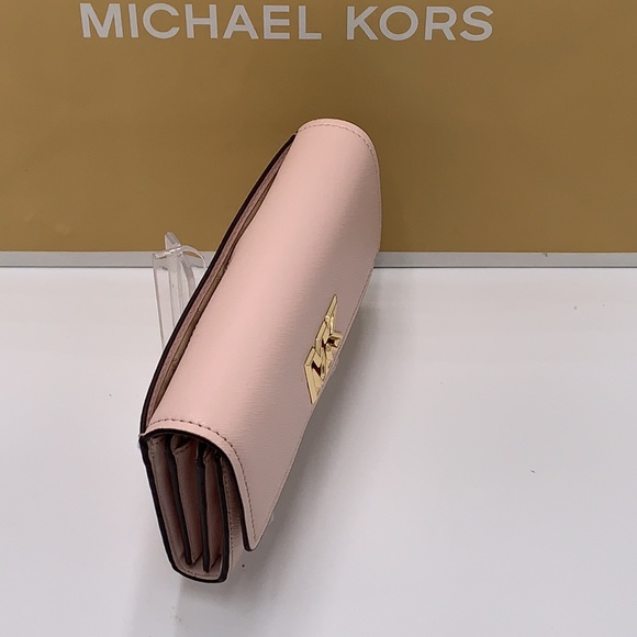 NWT MICHAEL KORS MIMI LARGE BIFOLD WALLET POWDER BLUSH COLOR - Picture 5 of 16